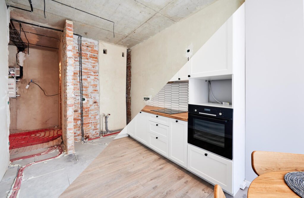 Reforma de cocina en obra en Picassent